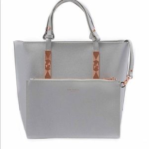 🆕 Ted Baker Kaceyy Metallic Silver Shopper